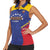 Custom Venezuela Football Women Sleeveless Polo Shirt Come On La Vinotinto Flag Color