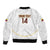 Custom Venezuela Football Bomber Jacket Come On La Vinotinto White