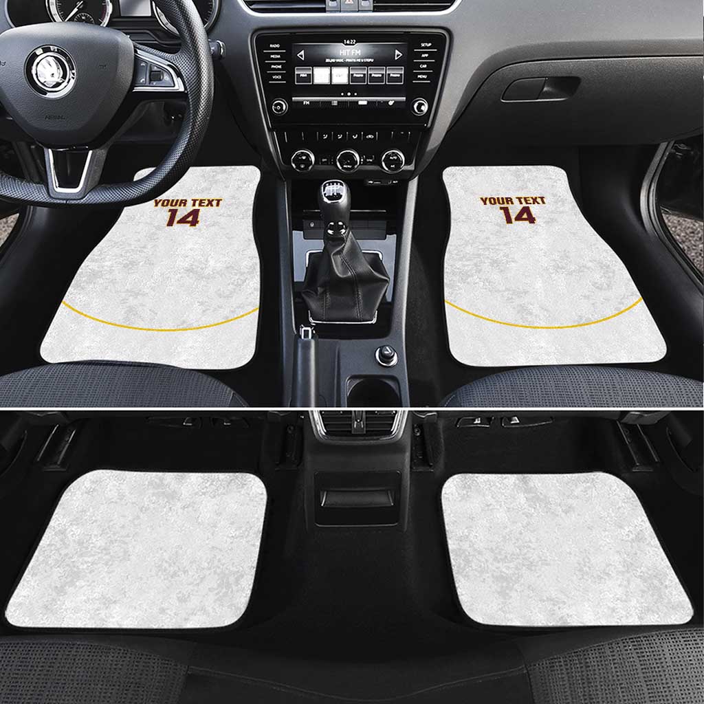 Custom Venezuela Football Car Mats Come On La Vinotinto White