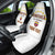 Custom Venezuela Football Car Seat Cover Come On La Vinotinto White
