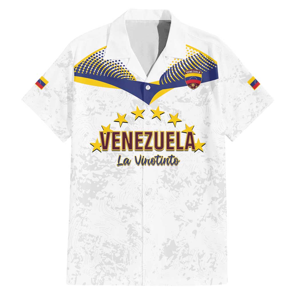 Custom Venezuela Football Family Matching Mermaid Dress and Hawaiian Shirt Come On La Vinotinto White