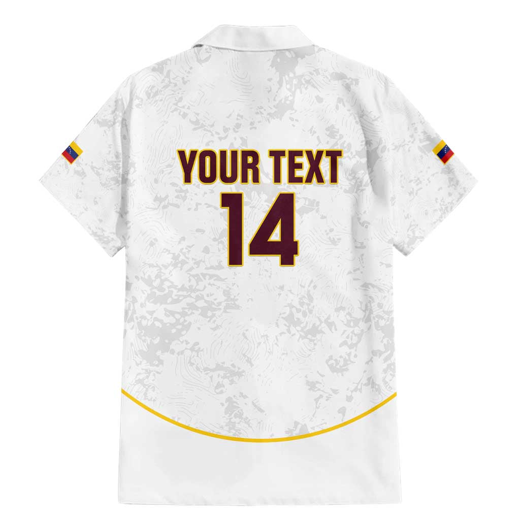 Custom Venezuela Football Family Matching Mermaid Dress and Hawaiian Shirt Come On La Vinotinto White