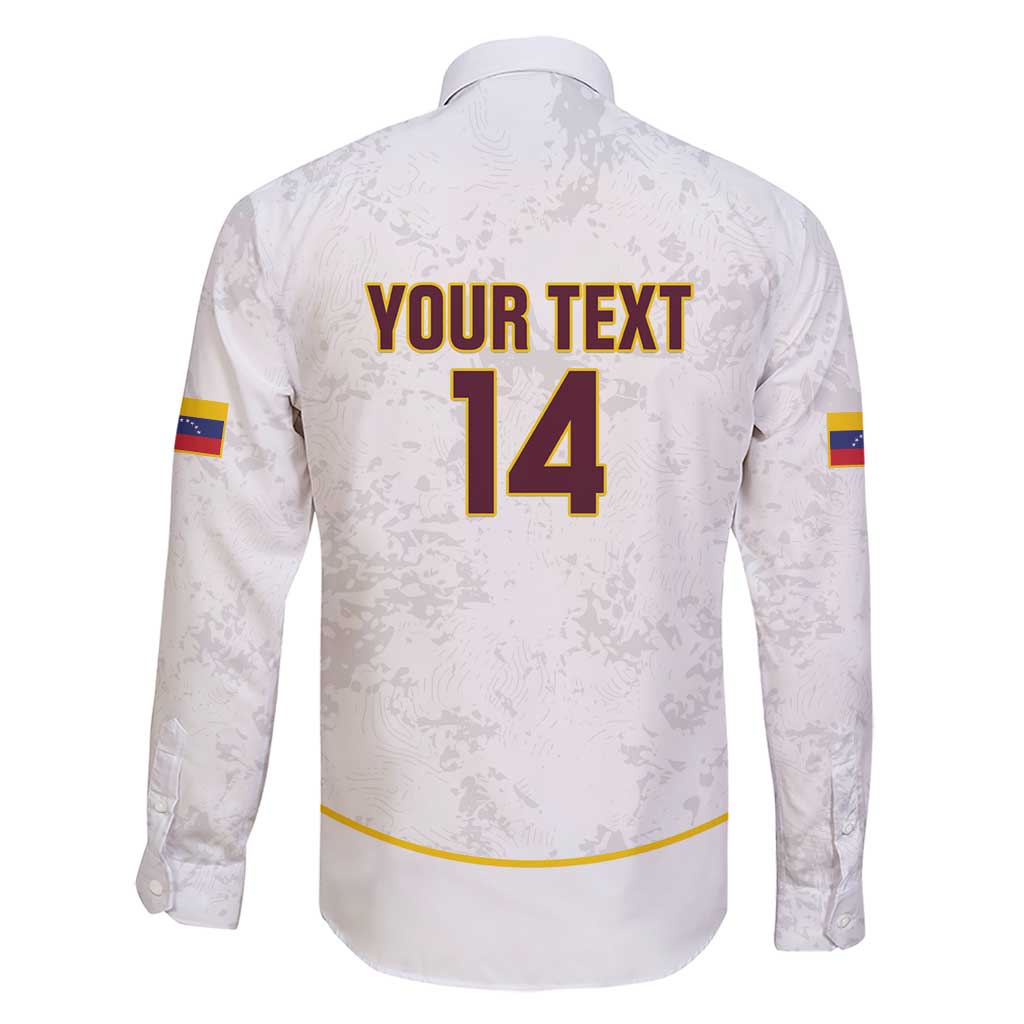 Custom Venezuela Football Family Matching Short Sleeve Bodycon Dress and Hawaiian Shirt Come On La Vinotinto White