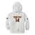 Custom Venezuela Football Kid Hoodie Come On La Vinotinto White