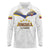 Custom Venezuela Football Long Sleeve Polo Shirt Come On La Vinotinto White