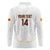 Custom Venezuela Football Long Sleeve Polo Shirt Come On La Vinotinto White