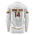Custom Venezuela Football Long Sleeve Shirt Come On La Vinotinto White