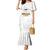 Custom Venezuela Football Mermaid Dress Come On La Vinotinto White