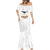 Custom Venezuela Football Mermaid Dress Come On La Vinotinto White