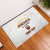 Custom Venezuela Football Rubber Doormat Come On La Vinotinto White