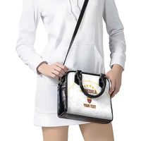 Custom Venezuela Football Shoulder Handbag Come On La Vinotinto White