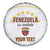 Custom Venezuela Football Spare Tire Cover Come On La Vinotinto White
