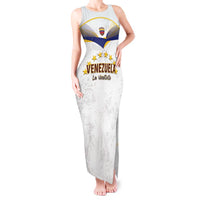 Custom Venezuela Football Tank Maxi Dress Come On La Vinotinto White