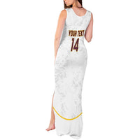 Custom Venezuela Football Tank Maxi Dress Come On La Vinotinto White