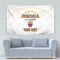 Custom Venezuela Football Tapestry Come On La Vinotinto White