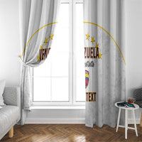 Custom Venezuela Football Window Curtain Come On La Vinotinto White