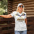 Custom Venezuela Football Women Polo Shirt Come On La Vinotinto White