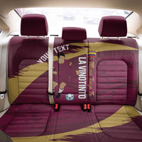 Custom Venezuela Football Back Car Seat Cover Mano Tengo Fe La Vinotinto