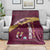 Custom Venezuela Football Blanket Mano Tengo Fe La Vinotinto