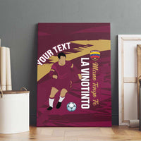 Custom Venezuela Football Canvas Wall Art Mano Tengo Fe La Vinotinto