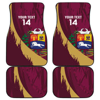 Custom Venezuela Football Car Mats Mano Tengo Fe La Vinotinto
