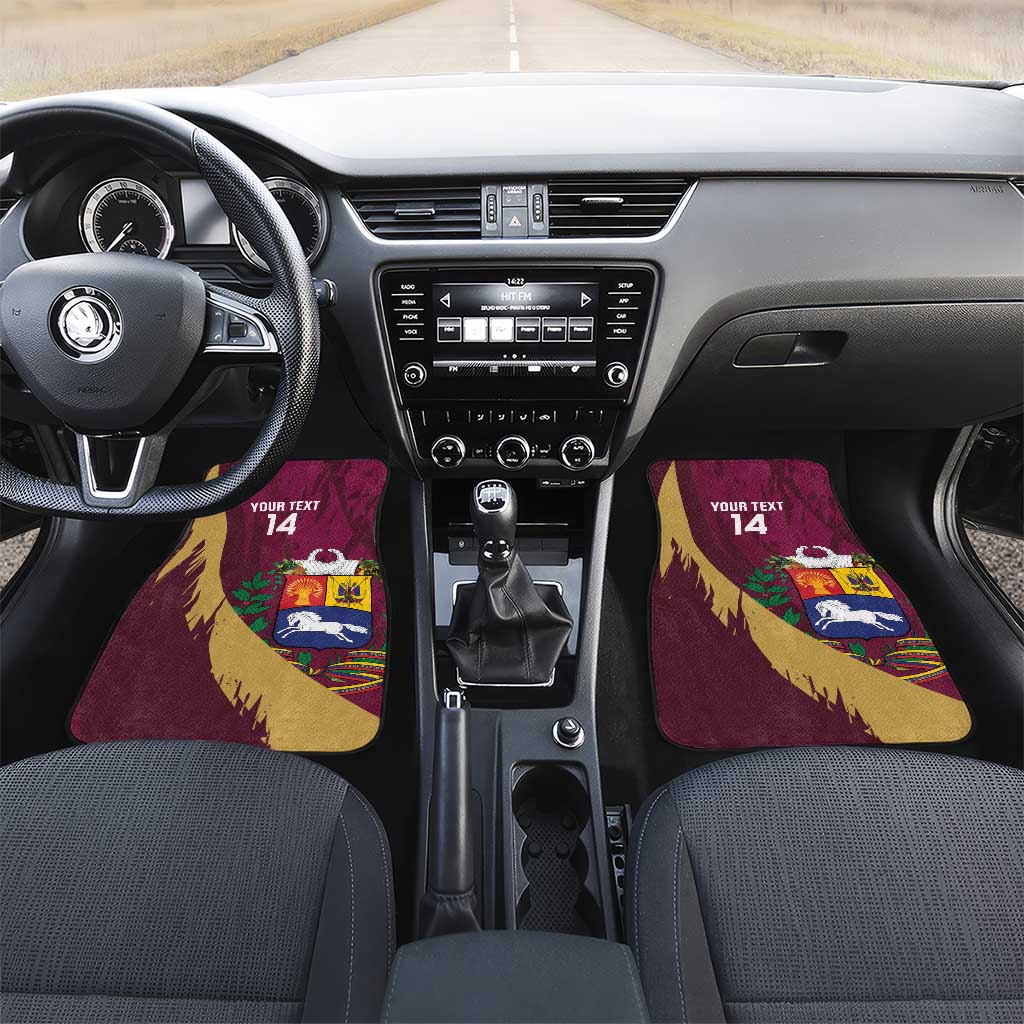 Custom Venezuela Football Car Mats Mano Tengo Fe La Vinotinto