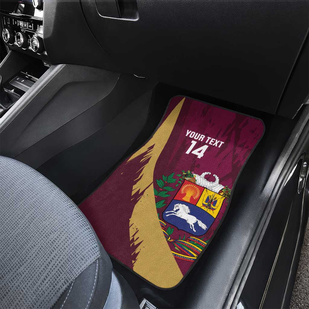 Custom Venezuela Football Car Mats Mano Tengo Fe La Vinotinto