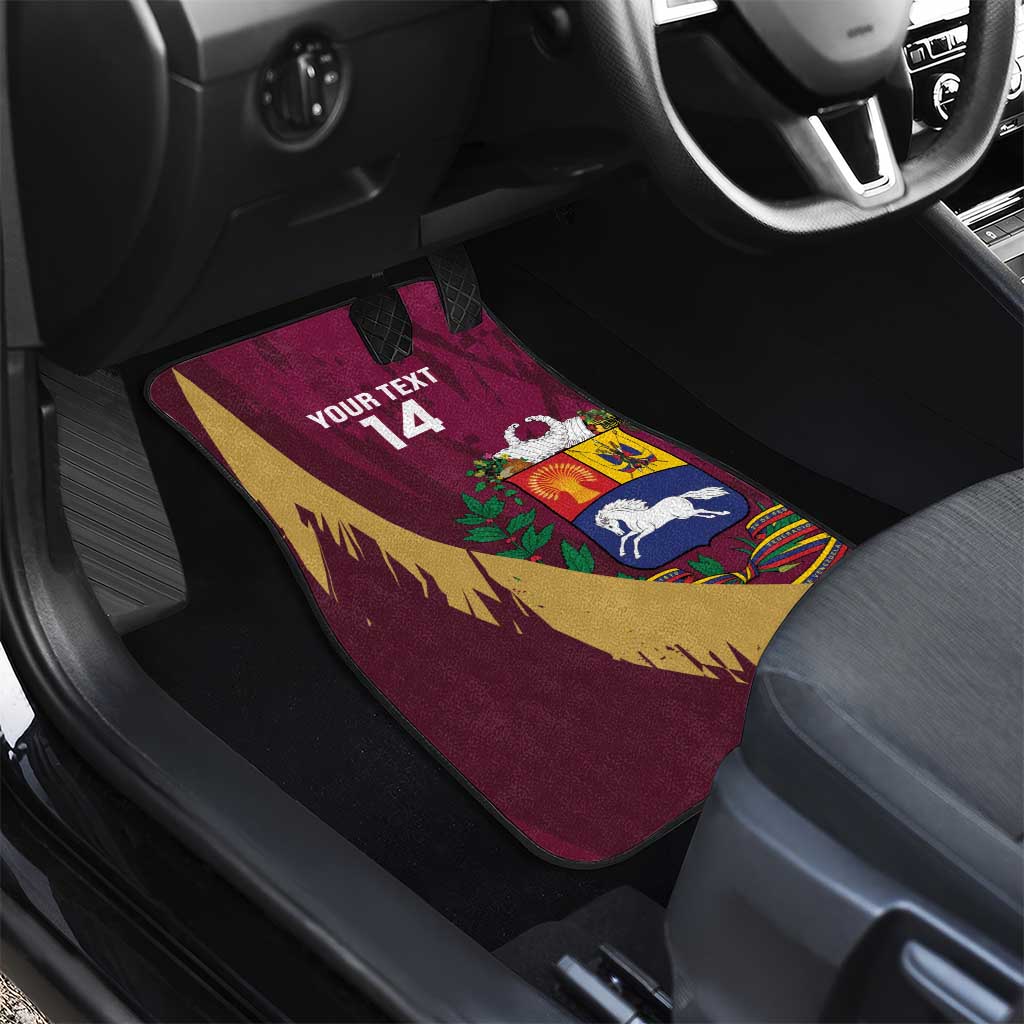 Custom Venezuela Football Car Mats Mano Tengo Fe La Vinotinto