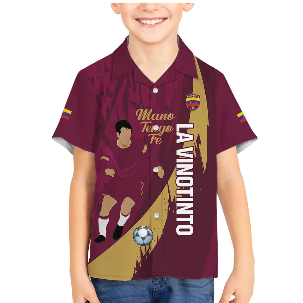 Custom Venezuela Football Family Matching Mermaid Dress and Hawaiian Shirt Mano Tengo Fe La Vinotinto