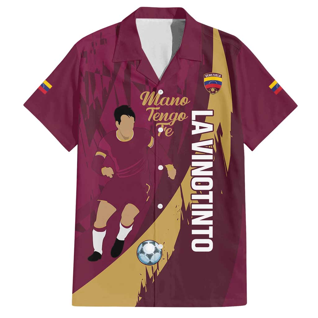 Custom Venezuela Football Family Matching Puletasi and Hawaiian Shirt Mano Tengo Fe La Vinotinto