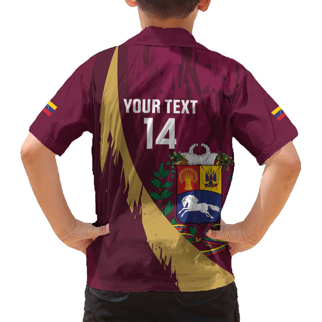 Custom Venezuela Football Family Matching Summer Maxi Dress and Hawaiian Shirt Mano Tengo Fe La Vinotinto