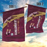 Custom Venezuela Football Garden Flag Mano Tengo Fe La Vinotinto
