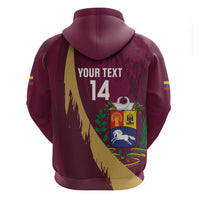 Custom Venezuela Football Hoodie Mano Tengo Fe La Vinotinto