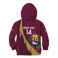 Custom Venezuela Football Kid Hoodie Mano Tengo Fe La Vinotinto