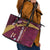 Custom Venezuela Football Leather Tote Bag Mano Tengo Fe La Vinotinto