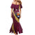 Custom Venezuela Football Mermaid Dress Mano Tengo Fe La Vinotinto