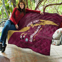 Custom Venezuela Football Quilt Mano Tengo Fe La Vinotinto
