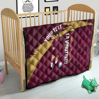 Custom Venezuela Football Quilt Mano Tengo Fe La Vinotinto