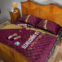 Custom Venezuela Football Quilt Bed Set Mano Tengo Fe La Vinotinto