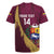 Custom Venezuela Football Rugby Jersey Mano Tengo Fe La Vinotinto
