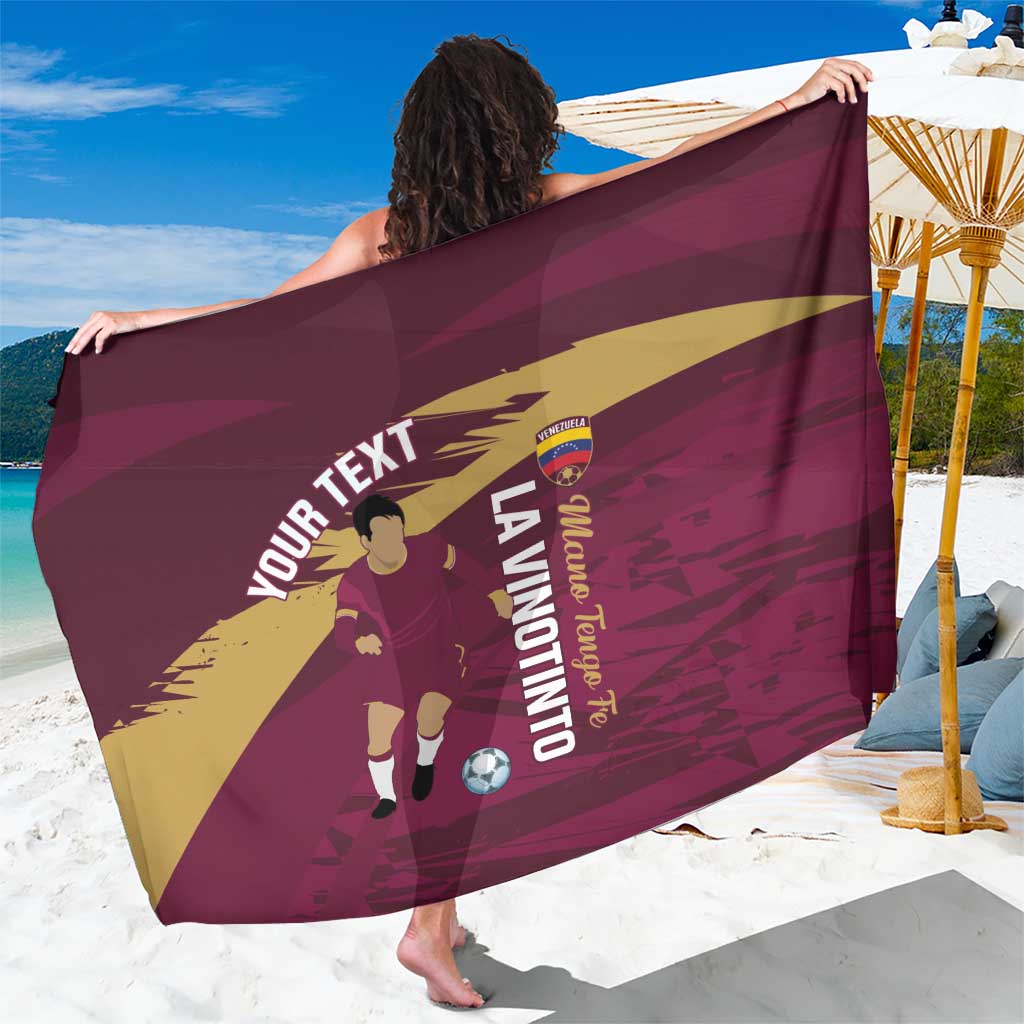 Custom Venezuela Football Sarong Mano Tengo Fe La Vinotinto
