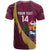 Custom Venezuela Football T Shirt Mano Tengo Fe La Vinotinto
