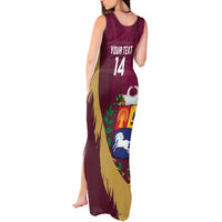 Custom Venezuela Football Tank Maxi Dress Mano Tengo Fe La Vinotinto