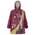 Custom Venezuela Football Wearable Blanket Hoodie Mano Tengo Fe La Vinotinto