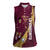 Custom Venezuela Football Women Sleeveless Polo Shirt Mano Tengo Fe La Vinotinto