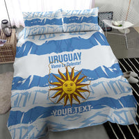 Custom Uruguay Football Bedding Set Vamo La Celeste