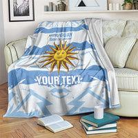 Custom Uruguay Football Blanket Vamo La Celeste