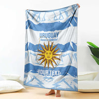 Custom Uruguay Football Blanket Vamo La Celeste