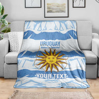Custom Uruguay Football Blanket Vamo La Celeste