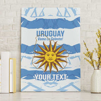 Custom Uruguay Football Canvas Wall Art Vamo La Celeste
